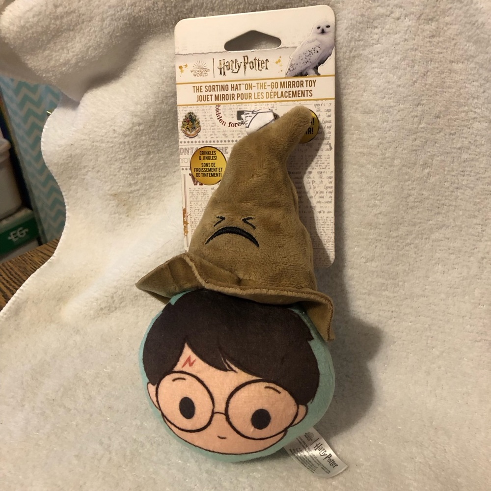 Harry Potter Sorting Hat on-the-go Plush mirror baby toy